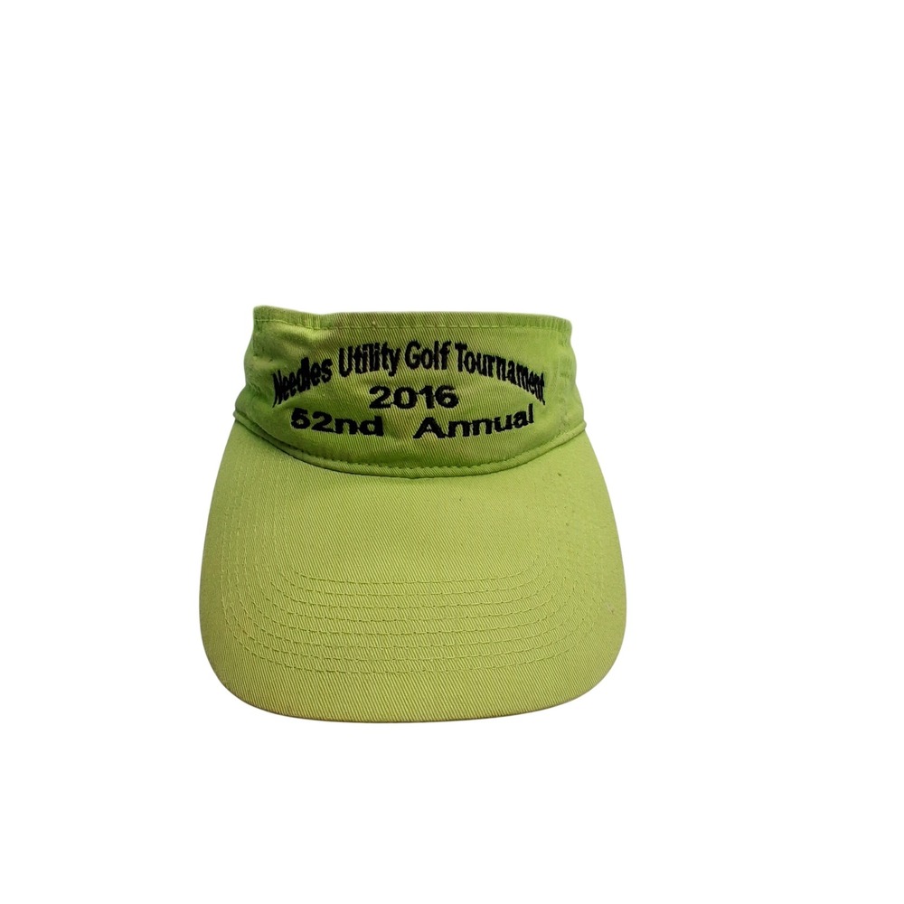 Golf Visor OS Lime Green 2016 Needles Utility Tournament Sporty Golfcore